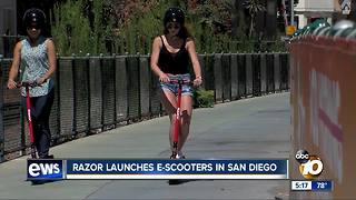 Razor launches e-scooters in San Diego