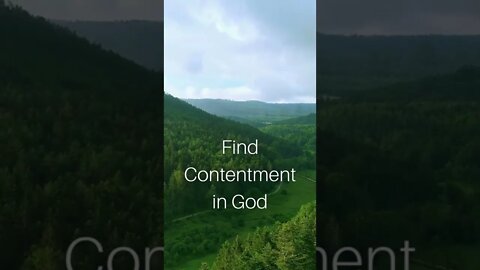 Find Contentment in God #shorts