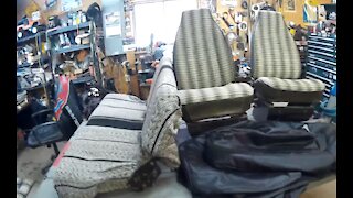Scout II rear seat upholstery Part 1
