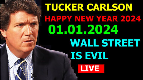 TUCKER CARLSON BOMBSHELL 01.01.2024: Jordan Belfortl: "Wall Street Is Evil"