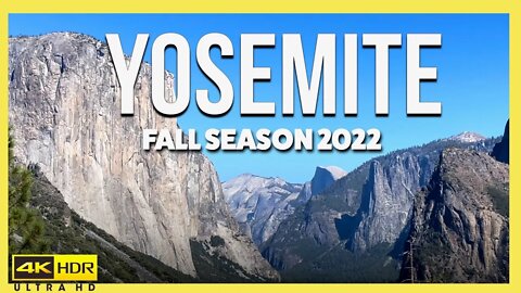 Yosemite National Park FALL TOUR with SHOPPING at the gift store (Watch Before you Go!) 4K HDR 2022