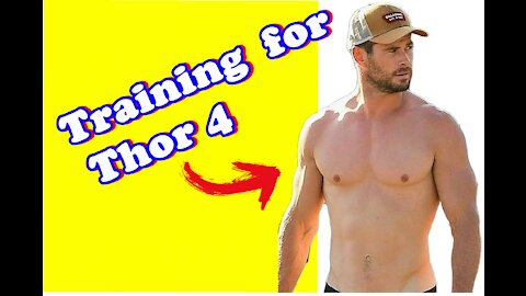 Chris Hemsworth training for Thor Love and Thunder