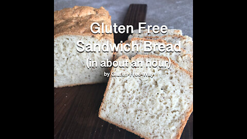 Gluten Free White Sandwich Loaf Bread