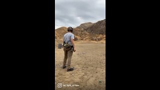 100 yard 1-R-1s with Glock 19