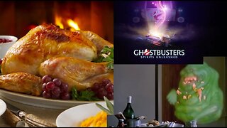Happy Thanksgiving Live: Slimer Gets the Leftovers Ghostbusters Sprits Unleased