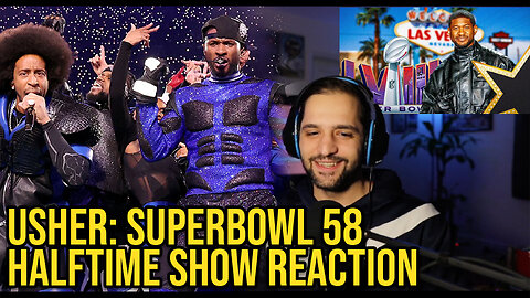 Usher's Unforgettable Super Bowl Halftime Show Reaction! 🌟 Must-See Moments & Jaw-Dropping Moves!