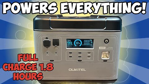 Oukitel P2001 Power Station - Best 2000w Portable Solar Generator