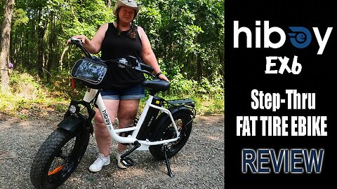 WAS I ABLE TO RIDE IT? Ultimate Dirt Road Bike, HIBOY EX6, Step Thru, eBike, Review, Woman Builds