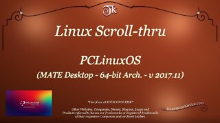 Scroll-thru - Linux - PCLinuxOS (64bit - v 2017.11 - Mate Desktop)