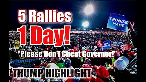 TRUMP RALLY HIGHLIGHT: Don't Cheat Governor AND You Got to Open Up Your State We Have EYES on YOU