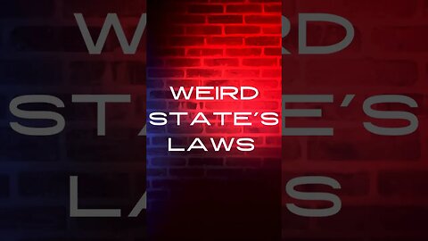 Weird state’s laws #shorts #funny #weirdfacts