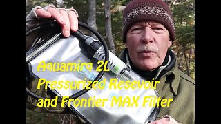 Aquamira 2L Pressurized Reservoir and Frontier MAX Filter