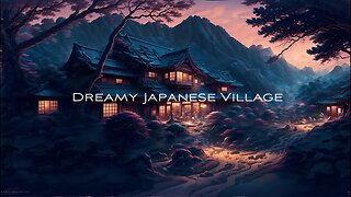 "Dreamy Japanese Village: 2-Hour Starlit Meditation Music for Sleep & Relaxation 🌟🏯🎵"