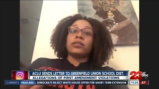 ACLU Sends Letter To Greenfield Union School District
