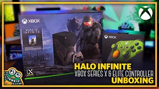 Unboxing the Limited Edition Halo Infinite Xbox Series X and Elite Controller Series 2!