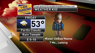 Weather Kid - Mister Unikue Manns - 3/29/19