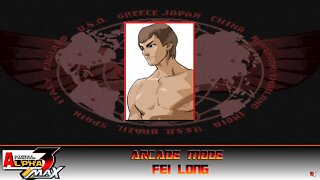 Street Fighter: Alpha 3 Max: Arcade Mode - Fei Long