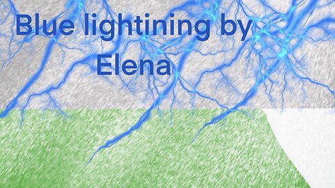 Elena’s blue lighting show