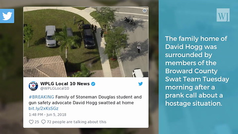 Prank Hostage Call Leads To Police Incident at David Hogg's House