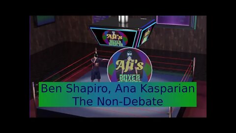 Ben Shapiro and Ana Kasparian's Mock Debate. Let's Spice Things Up. Smell Those - Afi's Boxer Shorts