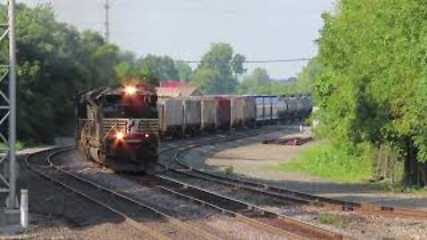 Norfolk Southern 171 Manifest Mixed Freight Train with DPU from Marion, Ohio August 22, 2021