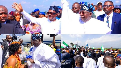 Tinubu in Port Harcourt,Wike Hosts Tinubu, Gbajabiamila, Others For Project Inauguration