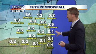 Milwaukee weather Thursday: Cloudy and windy, with a chance for afternoon rain and snow showers