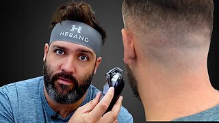 How to FADE your own HAIR | USE a HEBAND to do your own SELF-FADE
