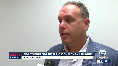 Mike Tannenbaum guest speaker at FAU