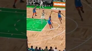 Tatum two handed Jam(Nba Clipz)#shorts