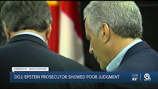 Justice Department: Epstein prosecutor showed 'poor judgment'