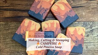 How to Make 🔥CAMPFIRE 🔥 Cold Process Goat Milk Soap | Ellen Ruth Soap