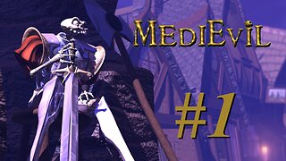 Medievil (PSX) Walkthrough #1 - Dan's Crypt and The Graveyard