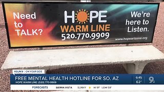 Free Southern Arizona hotline to help with mental illness during pandemic