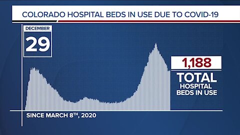 GRAPH: COVID-19 hospital beds in use as of December 29, 2020