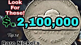 Top 14 ULTRA Nickel's RARE Jefferson Nikels Coins worth A LOT of MONEY! Coins worth money!