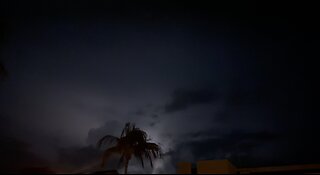 Massive Electrical Storm (Lightning) over Mexico's South Central Pacific