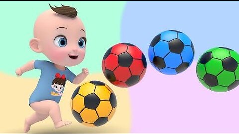 Color Balls & Sing a Song! | Finger Family Nursery Rhymes | Baby & Kids Songs