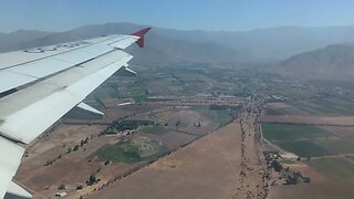 Landing At (SCL) Santiago, Chile 2023 Video 1