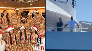 Diddy Vacations On Luxury Yacht With His Family In St. Barts! 🛥