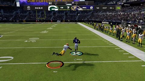 Madden NFL 22 Crazy Lamar play #2