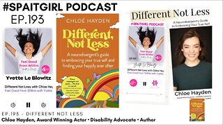 Different Not Less w/Chloe Hayden #spaitgirl #podcast #autism #autismawareness #mentalhealth #book