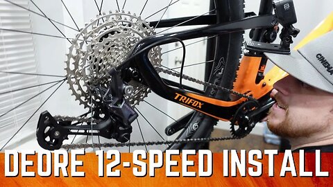 Installing Shimano's New Deore M6100 12 Speed Drivetrain with the 10-51t on Project Trifox
