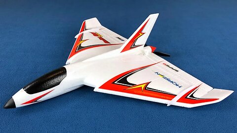 E-flite Delta Ray One RC Trainer Plane Unboxing, Spektrum DX6 Radio Setup, and Review