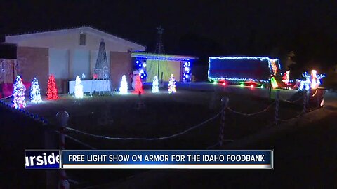 Synchronized Christmas lights show brings in donations for the Idaho Foodbank