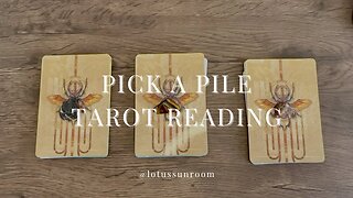 🪷What you need to know right now! Pick A Pile Tarot & Oracle Reading | Lotus Sunroom