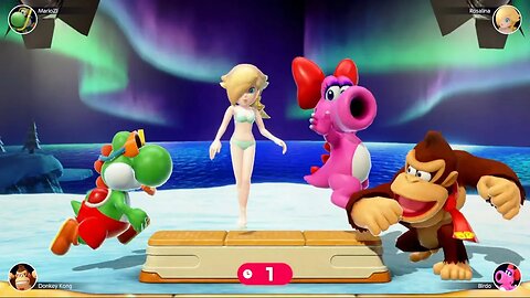 MarioParty Superstars ☀️Beach Minigames☀️ Yoshi Rosalina Birdo Donkey Kong