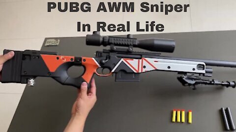 Remington SMR-PUBG AWM Sniper Rifle Toy Gun