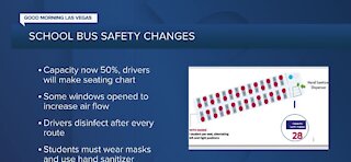 School bus safety changes, now at 50% capacity