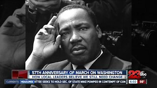 57th anniversary of Martin Luther King Jr's March on Washington